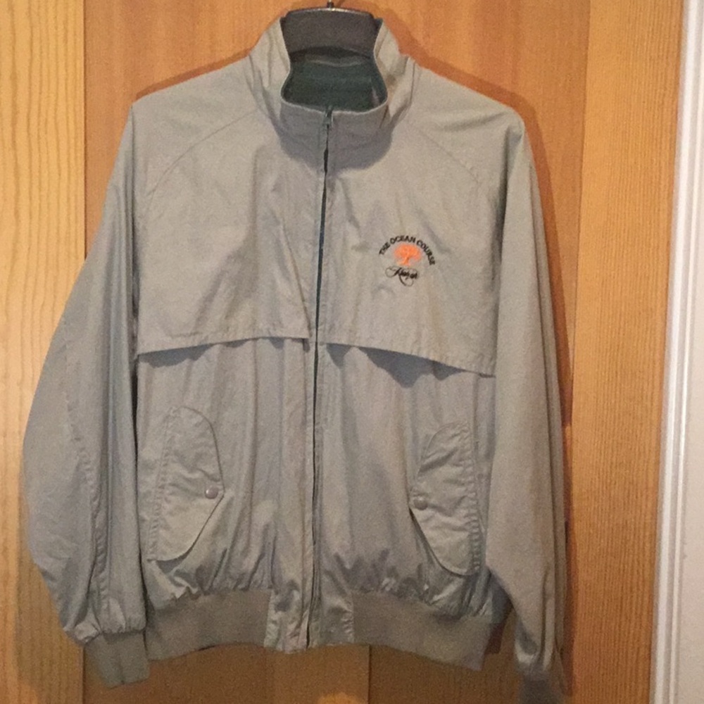 Men's Gray Kiawah Reversible Windbreaker Jacket